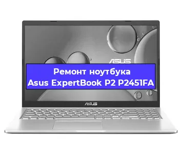 Чистка от пыли и замена термопасты на ноутбуке Asus ExpertBook P2 P2451FA в Новосибирске